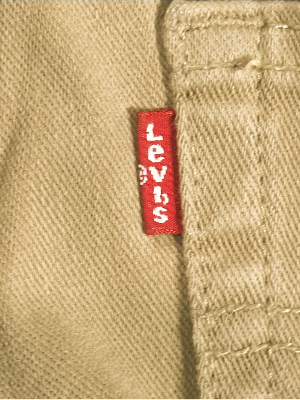 Levi’s 512 Slim Taper Khaki Adjustable Waist Unisex Pants Kids Size 4 Reg